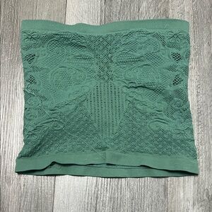 Free People Intimately Meet In The Middle Tube Top in Green Sz M/L